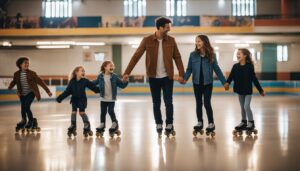 Family Roller Skating